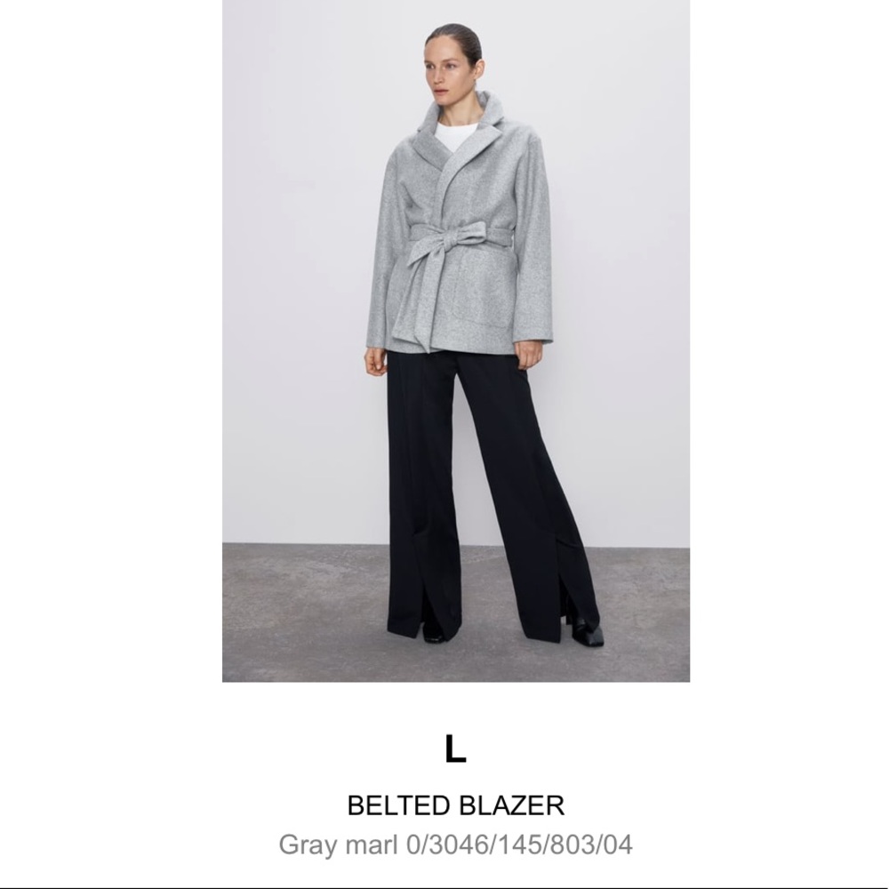 Zara belted jacket